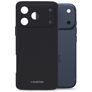 Mobilize Rubber Gelly iPhone 17 Pro Max Hülle Flexibles TPU Backcover - Schwarz