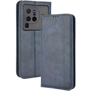 Mobigear Sensation Vivo X80 Pro Hülle Klapphülle Geldbörse - Blau