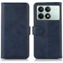 Mobigear Wallet POCO X6 Pro Hülle Klapphülle Geldbörse - Blau