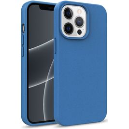 Mobigear Bio iPhone 13 Mini Hülle Umweltfreundliches Backcover - Blau