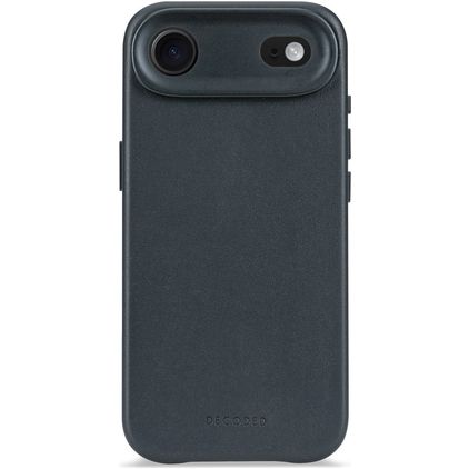 Decoded iPhone Air Hülle Echtes Leder Backcover Stoßfest - Navy Shadow