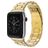 Mobigear Antwerp Edelstahl Apple Watch Armband Faltschließe - 49/46/45/44 mm - Gold