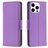 Mobigear Excellent iPhone 16 Pro Max Hülle Klapphülle Geldbörse - Lila