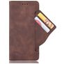 Mobigear Slide Wallet HTC Desire 20 Pro Hülle Klapphülle Geldbörse - Braun