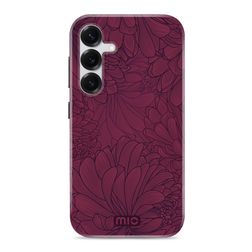 MIO Samsung Galaxy S25 MagSafe Hülle Hardcase Backcover - Berry Blooms