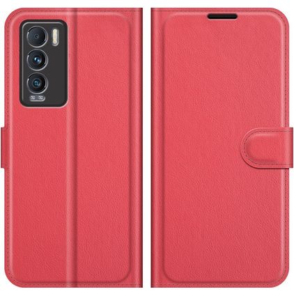Mobigear Classic Realme GT Master Edition Hülle Klapphülle Geldbörse - Rot
