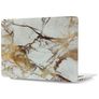 Mobigear Marble MacBook Pro 13 Zoll (2016-2023) Hardcase Hülle MacBook Case - Braun - Model A1706 / A1708 / A1989 / A2159 / A2289 / A2251 / A2338