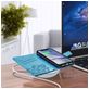 Mobigear Butterfly Samsung Galaxy A40 Hülle Klapphülle Geldbörse - Grau