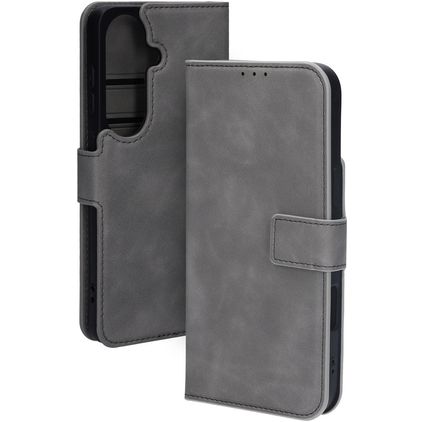 Mobiparts Classic Wallet Samsung Galaxy S26 MagSafe Hülle Klapphülle - Granite Grey