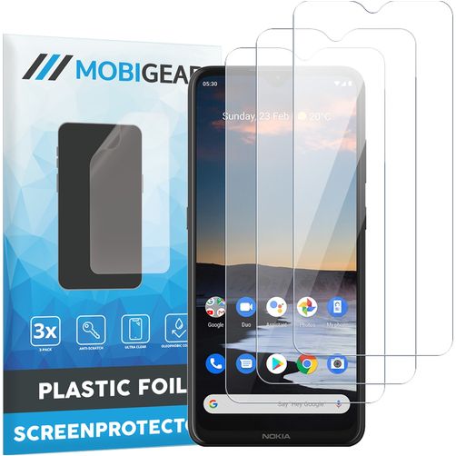 Mobigear Nokia 5.3 Displayschutz Schutzfolie - Hüllenfreundlich (3er Pack)