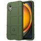 Mobigear Rugged Shield Samsung Galaxy Xcover 7 Hülle Flexibles TPU Backcover Stoßfest - Grün