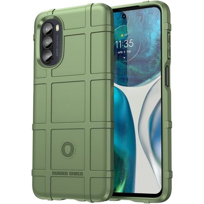 Mobigear Rugged Shield Motorola Moto G52 TPU (flexibel) Backcover Shockproof - Grün