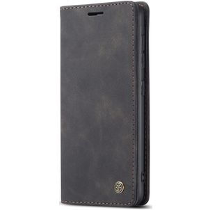Caseme 013 Samsung Galaxy A21s Hülle Klapphülle Geldbörse - Schwarz