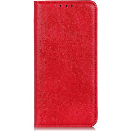 Mobigear Classic Elegance Samsung Galaxy A41 Hülle Klapphülle Geldbörse - Rot