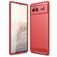 Mobigear Brushed Slim Google Pixel 6 TPU (flexibel) Backcover - Rot