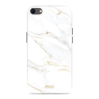 MIO iPhone SE (2020) MagSafe Hülle Hardcase Backcover - White Marble