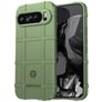Mobigear Rugged Shield Google Pixel 9 Pro Hülle Flexibles TPU Backcover Stoßfest - Grün