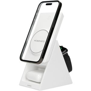 Mobiparts Triangle Ladestation 15W - Weiß