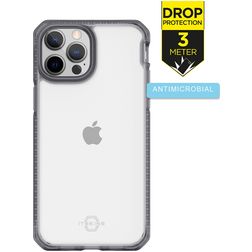 ITSkins HybridFrost iPhone 13 Pro Max Hülle Hardcase Backcover Stoßfest - Schwarz
