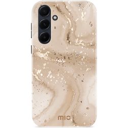 MIO Samsung Galaxy A55 MagSafe Hardcase Backcover - Gold Marble