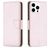 Mobigear Excellent iPhone 16 Pro Hülle Klapphülle Geldbörse - Roségold