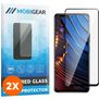 Mobigear Premium POCO X3 GT Panzerglas Gehärtetes Glas Displayschutz - Hüllenfreundlich - Schwarz (2er Pack)
