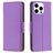 Mobigear Excellent iPhone 16 Pro Max Hülle Klapphülle Geldbörse - Lila