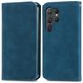 Mobigear Retro Slim Samsung Galaxy S25 Ultra Hülle Klapphülle Geldbörse - Blau