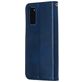 Mobigear Zipper Samsung Galaxy S20 Hülle Klapphülle Geldbörse - Blau
