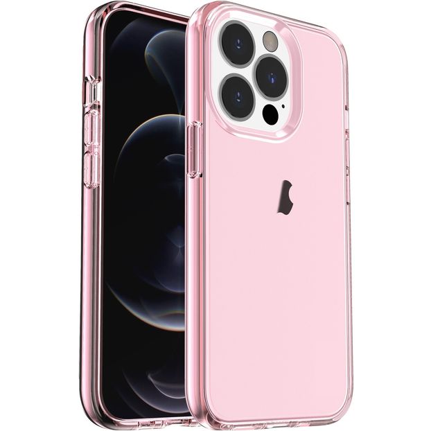 MyGadget Handyhülle Für IPhone 15 Plus – Gummiert, Stoßfest & Super Schlank, In Rosé