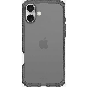 ITSKINS Level 2 SpectrumClear R iPhone 16 Plus Hülle Flexibles TPU Backcover Stoßfest - Smoke