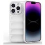 Mobigear Bumpy iPhone 15 Pro Hülle Flexibles TPU Backcover - Weiß