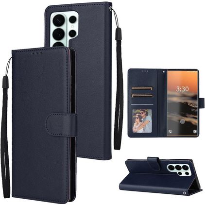 Mobigear Wallet Samsung Galaxy S26 Ultra Hülle Klapphülle Geldbörse - Blau