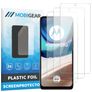 Mobigear Motorola Moto G42 Displayschutz Schutzfolie - Hüllenfreundlich (3er Pack)