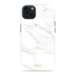 MIO iPhone 14 MagSafe Hülle Hardcase Backcover - White Marble
