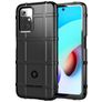 Mobigear Rugged Shield Xiaomi Redmi 10 4G Hülle Flexibles TPU Backcover Stoßfest - Schwarz