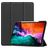 Mobigear Tri-Fold Gel iPad Pro 12.9 Zoll (2022) Hülle TPU,Kunstleder Klapphülle + Stifthalter - Schwarz