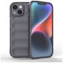 Mobigear Bumpy iPhone 15 Hülle Flexibles TPU Backcover - Charcoal