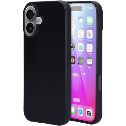 Mobiparts Classic iPhone 17 Hülle Flexibles TPU Backcover - Schwarz