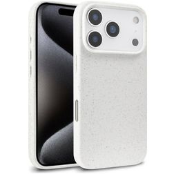 Mobigear Bio iPhone 18 Pro Max Hülle Umweltfreundliches Backcover - Weiß