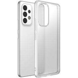 Mobigear Shockproof Durchsichtig Samsung Galaxy A73 Hülle Hardcase Backcover Stoßfest - Transparent