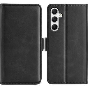 Mobigear Slim Magnet Samsung Galaxy A35 Hülle Klapphülle Geldbörse - Schwarz
