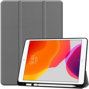 Mobigear Tri-Fold iPad 8 (2020) Hülle Klapphülle - Grau