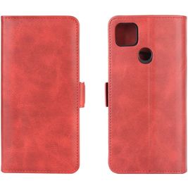 Mobigear Slim Magnet Xiaomi Redmi 9C Hülle Klapphülle Geldbörse - Rot