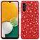 Mobigear Glitter Samsung Galaxy A54 Hülle Hardcase Backcover - Rot