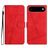 Mobigear Stitch iPhone Air Klapphülle Portemonnaie - Rot