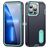Mobigear Rugged Stand iPhone 14 Hülle Hardcase Backcover Stoßfest mit Ständer - Dunkelblau