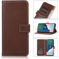 Mobigear Wallet POCO X4 GT Hülle Klapphülle Geldbörse - Braun