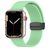Mobigear Sport Mag Silikon Apple Watch Armband Magnetverschluss - 49/46/45/44 mm - Pastellgrün