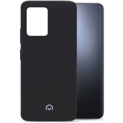 Mobilize Rubber Gelly Xiaomi Redmi Note 12 Hülle Flexibles TPU Backcover - Matt Black